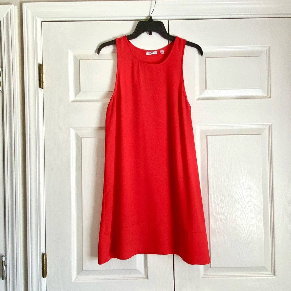 Red a-line dress
